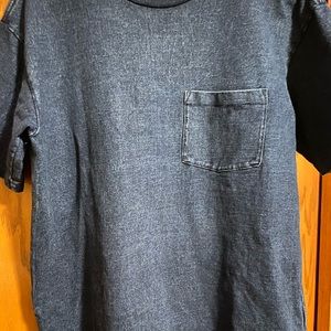 Denim box shape shirt